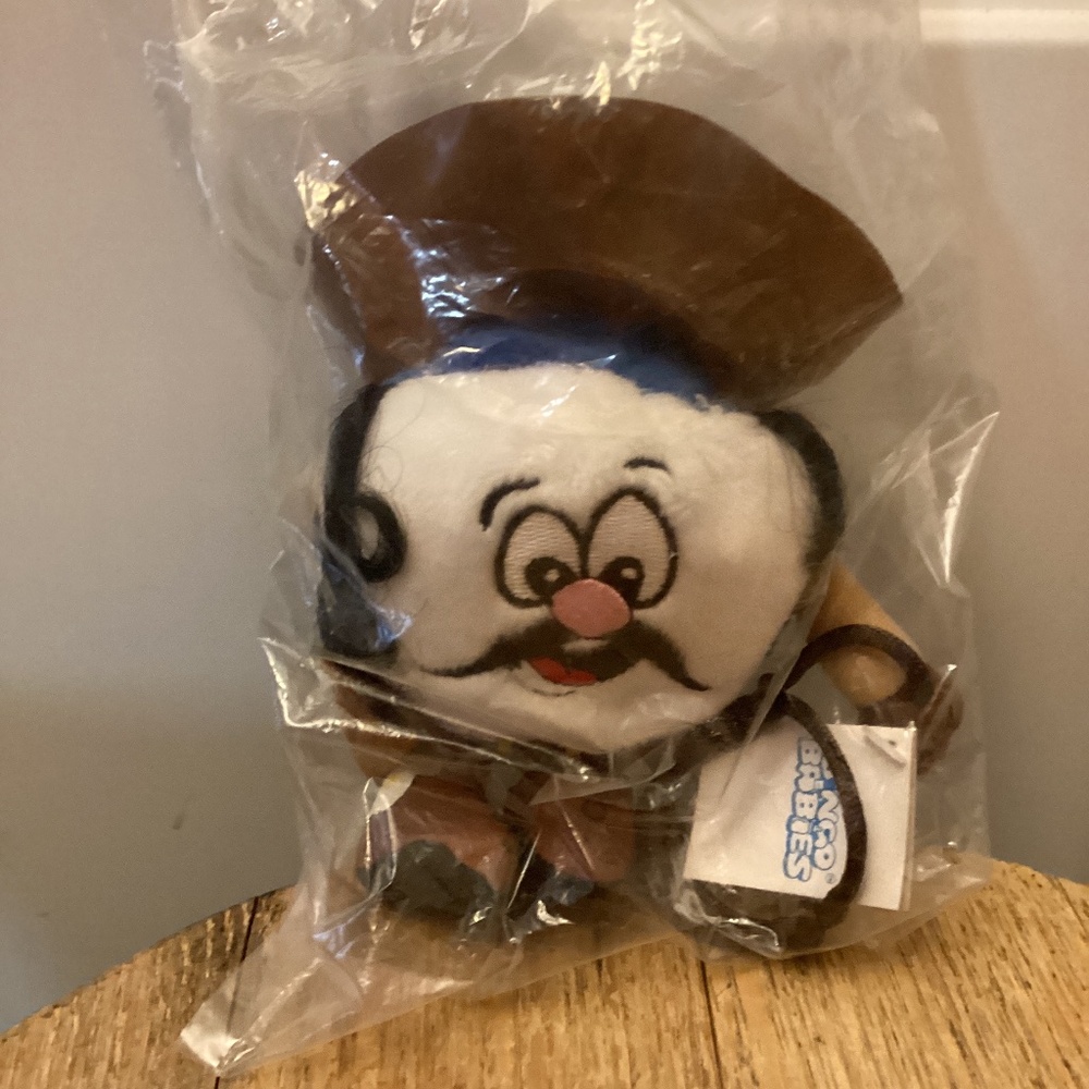 Vintage NEW 1999 Larry Lasso Bingo Babies B6 plush H. Simpson